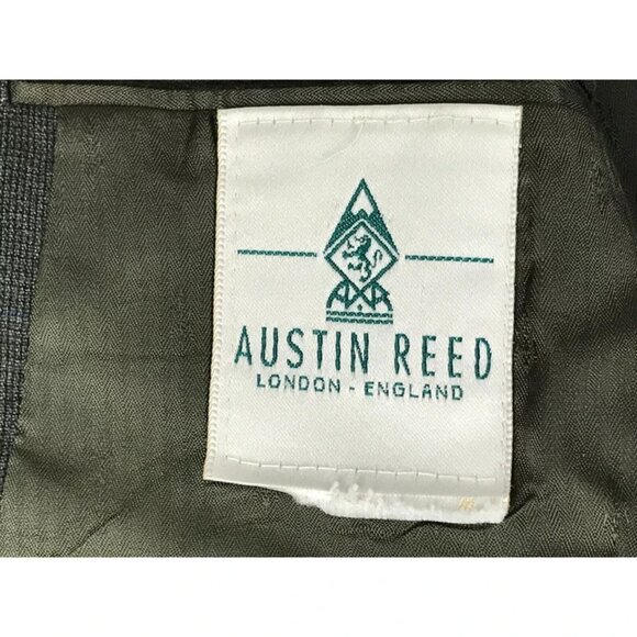 Austin Reed Mens Gray Baskin Pockets Double Breasted Long Sleeve‎ Blazer - Picture 5 of 10